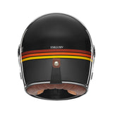 Casque Intégral Duke II Flat Noir Mat/Rouge/Orange/Jaune — EXKLUSIV - LE PRATIQUE DU MOTARD