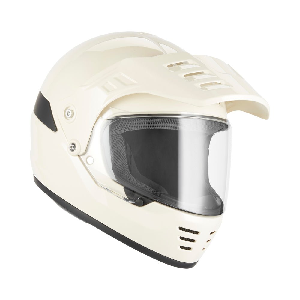 Casque Intégral Dust Crème — EXKLUSIV - LE PRATIQUE DU MOTARD