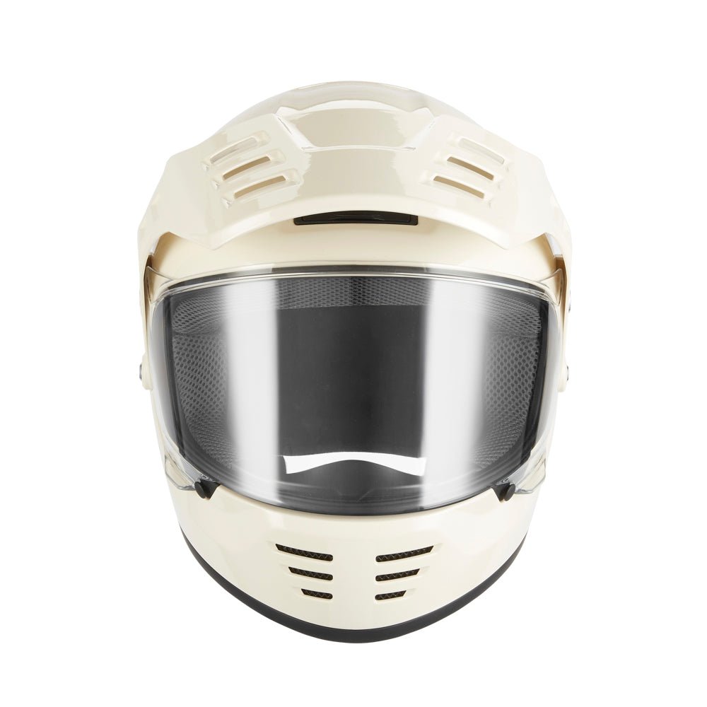 Casque Intégral Dust Crème — EXKLUSIV - LE PRATIQUE DU MOTARD