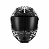 Casque Intégral Goliath Maori Noir/Blanc — EXKLUSIV - LE PRATIQUE DU MOTARD
