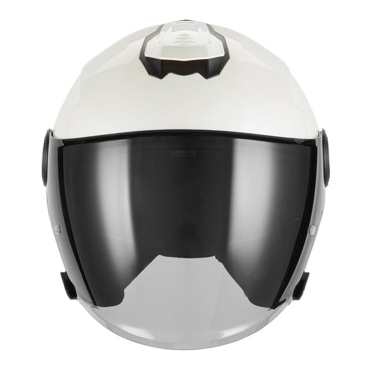 Casque Jet Nitro Blanc Perle — EXKLUSIV - LE PRATIQUE DU MOTARD