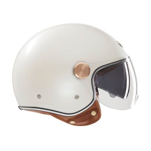 Casque Jet Smart II Blanc Perle — EXKLUSIV - LE PRATIQUE DU MOTARD