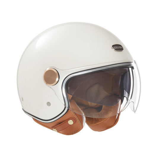 Casque Jet Smart II Blanc Perle — EXKLUSIV - LE PRATIQUE DU MOTARD