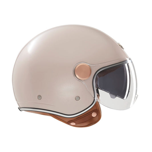 Casque Jet Smart II Champagne Rosé — EXKLUSIV - LE PRATIQUE DU MOTARD