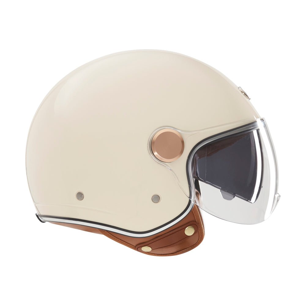 Casque Jet Smart II Crème — EXKLUSIV - LE PRATIQUE DU MOTARD
