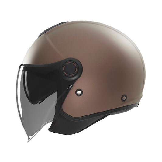 Casque Moto Jet N182 Bronze Mat | NOX - LE PRATIQUE DU MOTARD