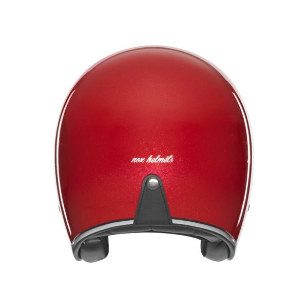 Casque Moto Jet N243 Pailleté Rouge | NOX - LE PRATIQUE DU MOTARD