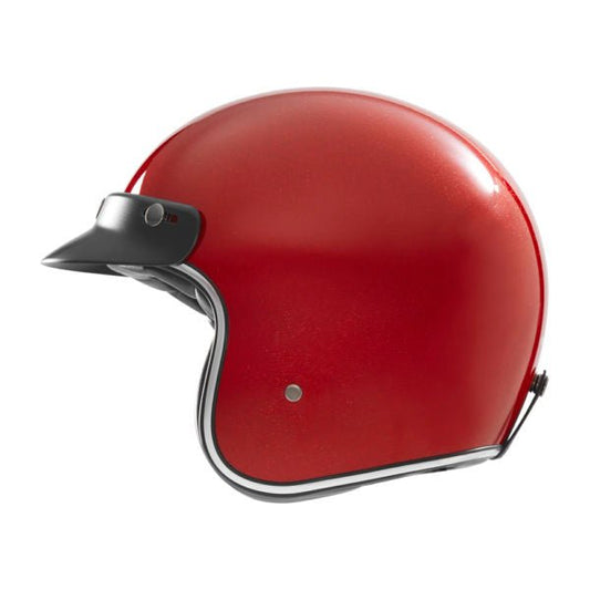 Casque Moto Jet N243 Pailleté Rouge | NOX - LE PRATIQUE DU MOTARD