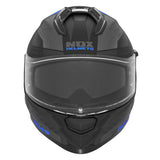 Casque Moto Intégral N304S Carver Noir Mat Bleu | NOX - LE PRATIQUE DU MOTARD