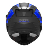 Casque Moto Intégral N304S Carver Noir Mat Bleu | NOX - LE PRATIQUE DU MOTARD