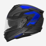 Casque Moto Intégral N304S Carver Noir Mat Bleu | NOX - LE PRATIQUE DU MOTARD