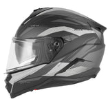 Casque Moto Intégral N304 - S Revo Noir Mat Argent | NOX - LE PRATIQUE DU MOTARD