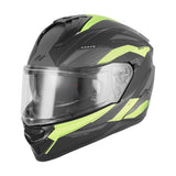 Casque Moto Intégral N304 - S Revo Noir Mat Jaune | NOX - LE PRATIQUE DU MOTARD