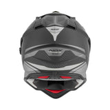 Casque Moto Cross N312 Track Noir Mat Argent | NOX - LE PRATIQUE DU MOTARD