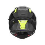 Casque Moto Intégral N402 Mentor Noir Jaune Fluo | NOX - LE PRATIQUE DU MOTARD