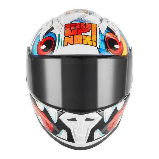 Casque Moto Intégral Enfant N731 Scrappy Blanc | NOX - LE PRATIQUE DU MOTARD