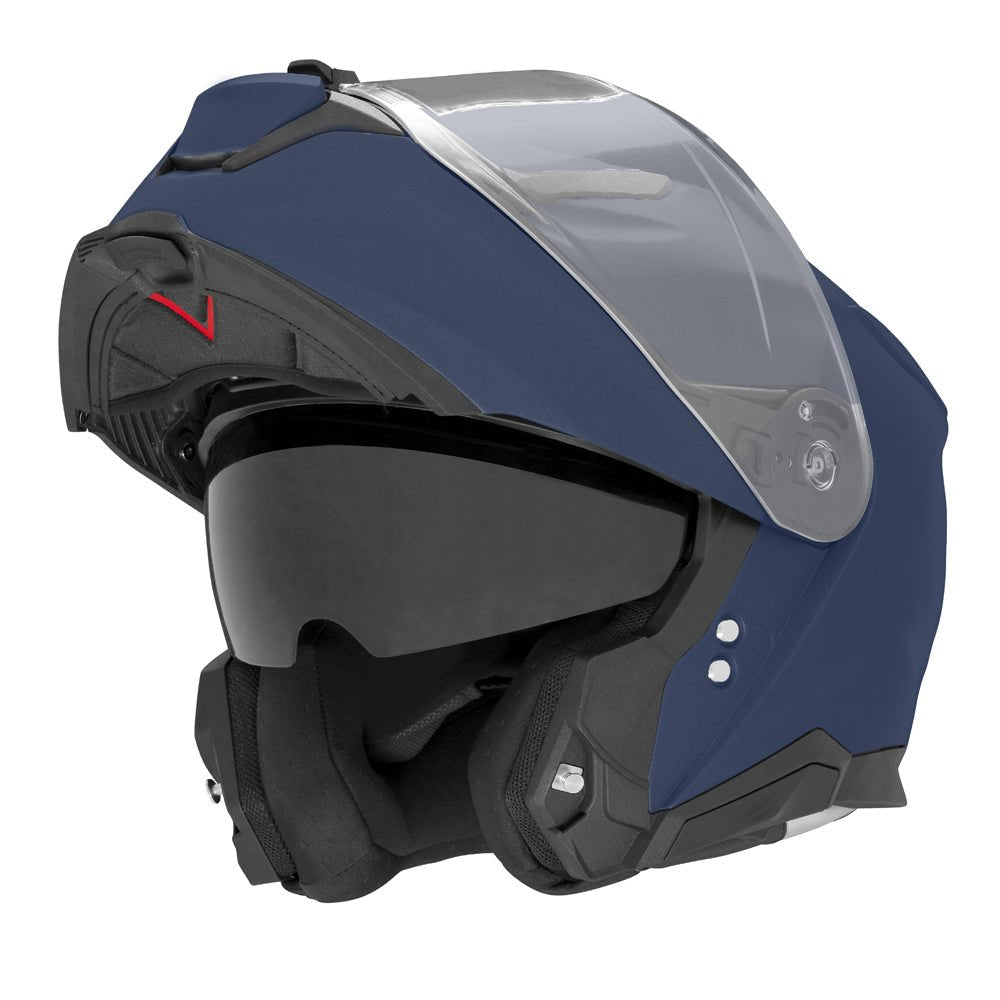 Casque Moto Modulable N967 Bleu Mat | NOX - LE PRATIQUE DU MOTARD