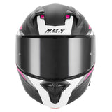 Casque Moto Modulable N968 Shift Noir Mat Blanc Rose | NOX - LE PRATIQUE DU MOTARD