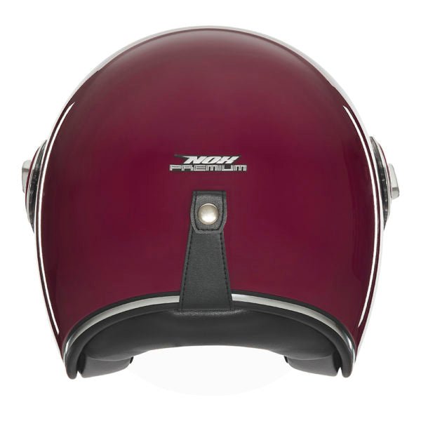 Casque Moto Jet Heritage Bordeaux | NOX - LE PRATIQUE DU MOTARD