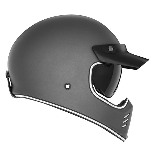 Casque Moto Seventy II Titanium Mat | NOX - LE PRATIQUE DU MOTARD
