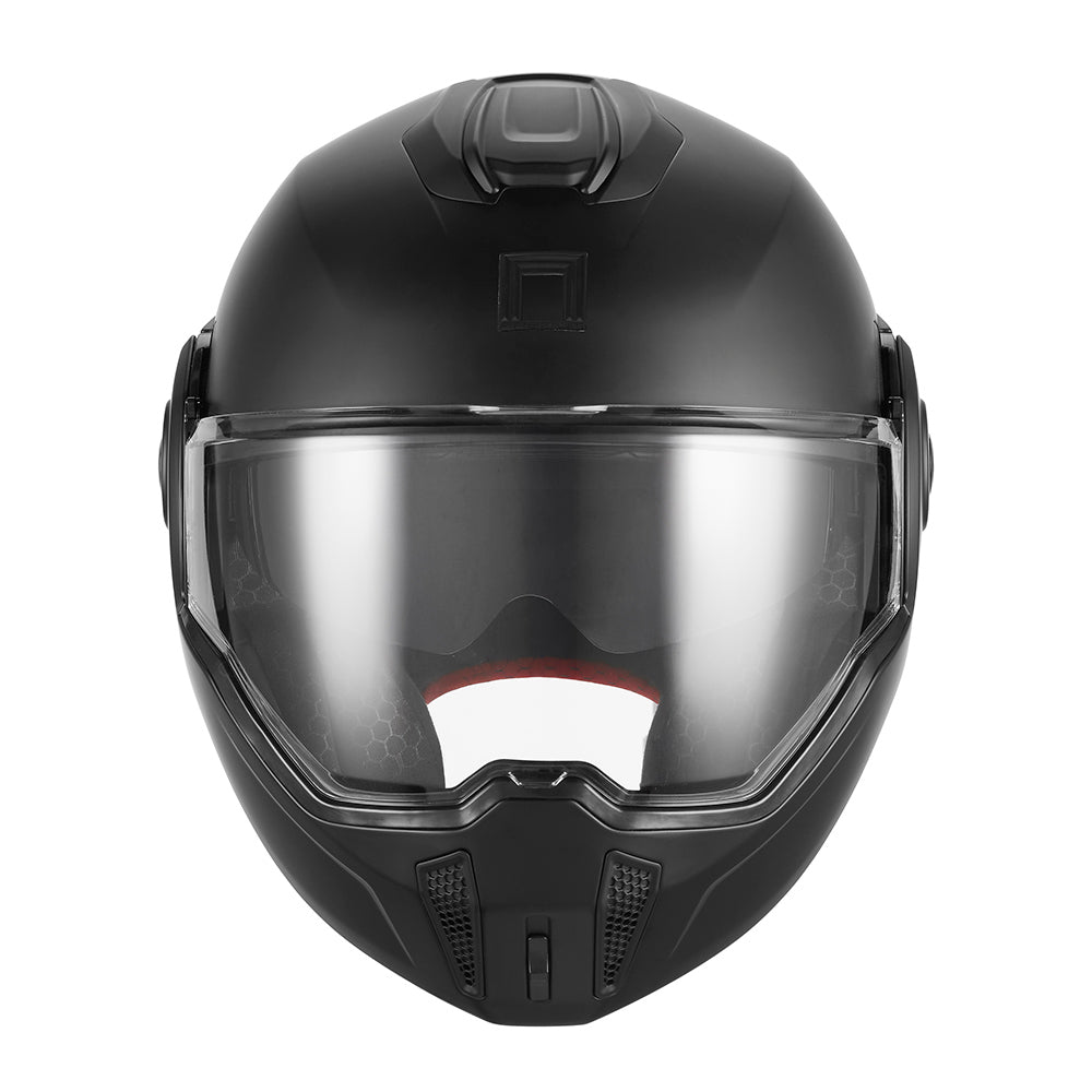 Casque Moto Modulable Spinner Noir Mat | NOX - LE PRATIQUE DU MOTARD