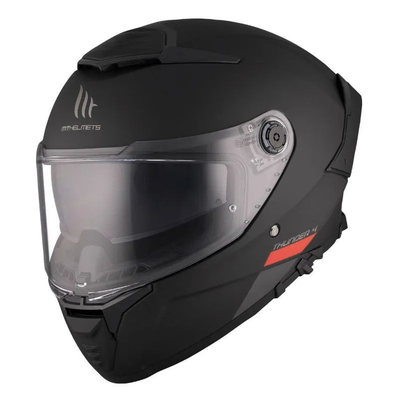 Casque moto integral | MT THUNDER 4 SV | Noir Mat - LE PRATIQUE DU MOTARD