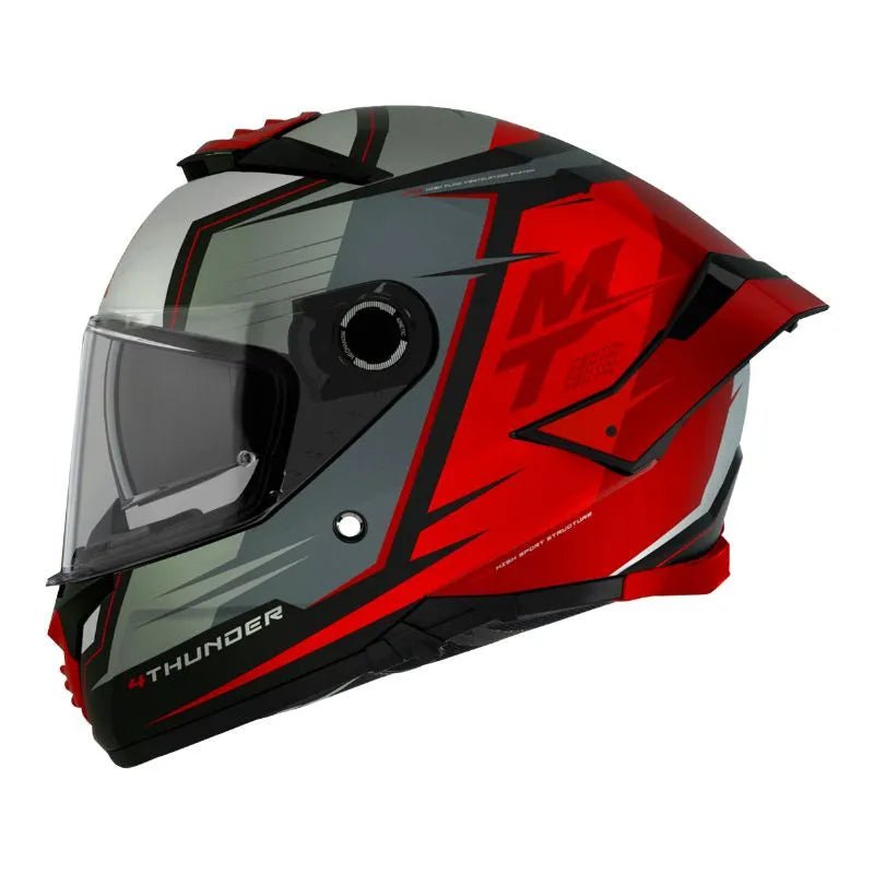 Casque moto integral | MT THUNDER 4 SV PENTAL | GRIS/ROUGE - LE PRATIQUE DU MOTARD