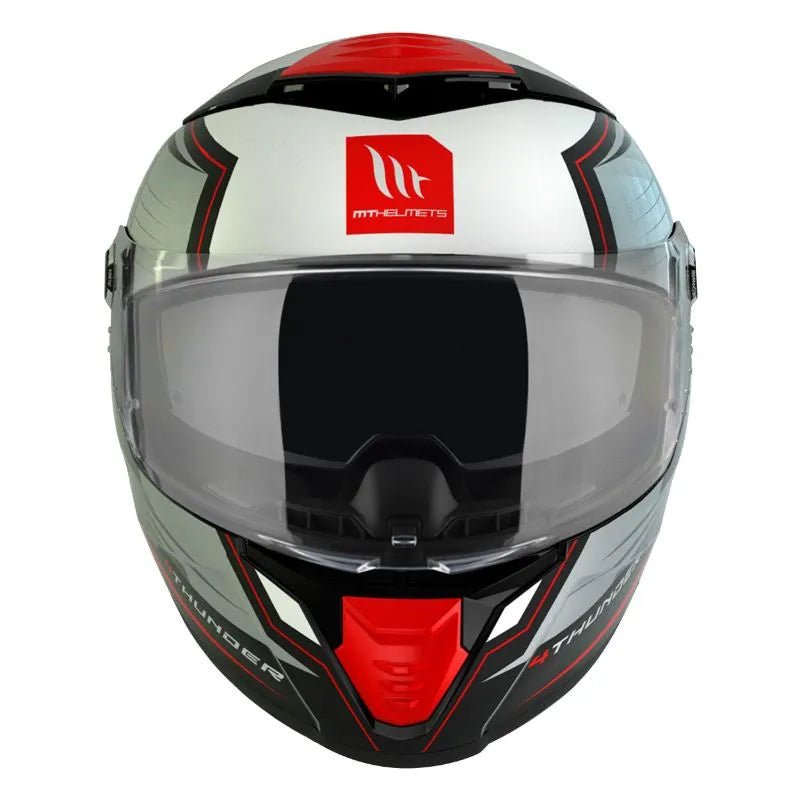 Casque moto integral | MT THUNDER 4 SV PENTAL | GRIS/ROUGE - LE PRATIQUE DU MOTARD