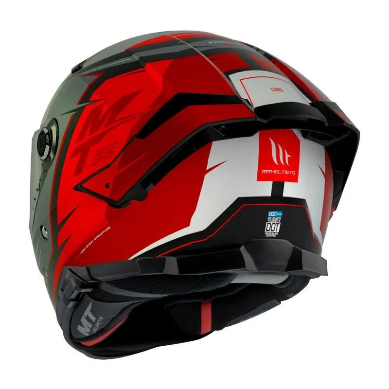 Casque moto integral | MT THUNDER 4 SV PENTAL | GRIS/ROUGE - LE PRATIQUE DU MOTARD