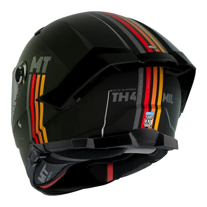 Casque moto integral | MT THUNDER 4 SV MIL A11 | NOIR MAT - LE PRATIQUE DU MOTARD