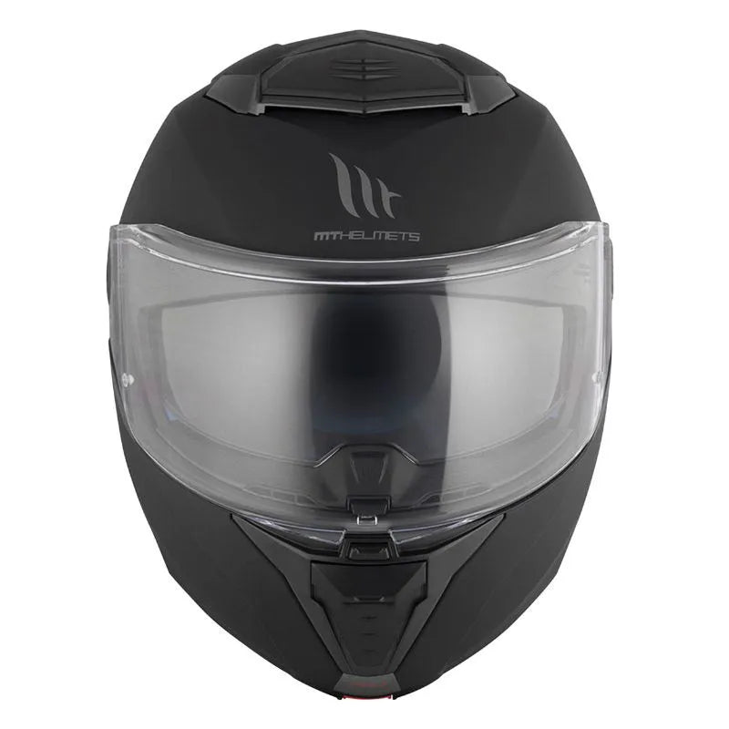 CASQUE MODULABLE MT ATOM 2 - NOIR MAT - LE PRATIQUE DU MOTARD