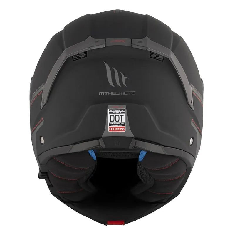 CASQUE MODULABLE MT ATOM 2 - NOIR MAT - LE PRATIQUE DU MOTARD