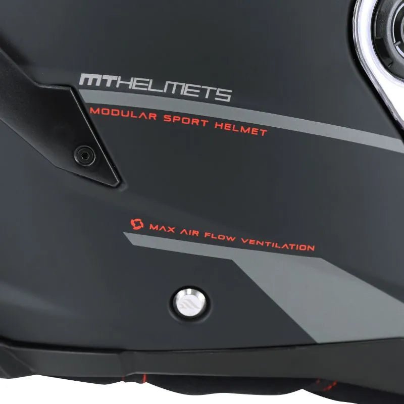 CASQUE MODULABLE MT ATOM 2 - NOIR MAT - LE PRATIQUE DU MOTARD