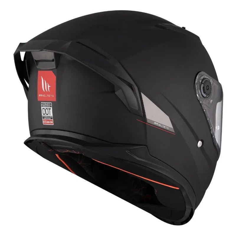 Casque moto integral | MT BRAKER SV A12 | Noir MAT - LE PRATIQUE DU MOTARD