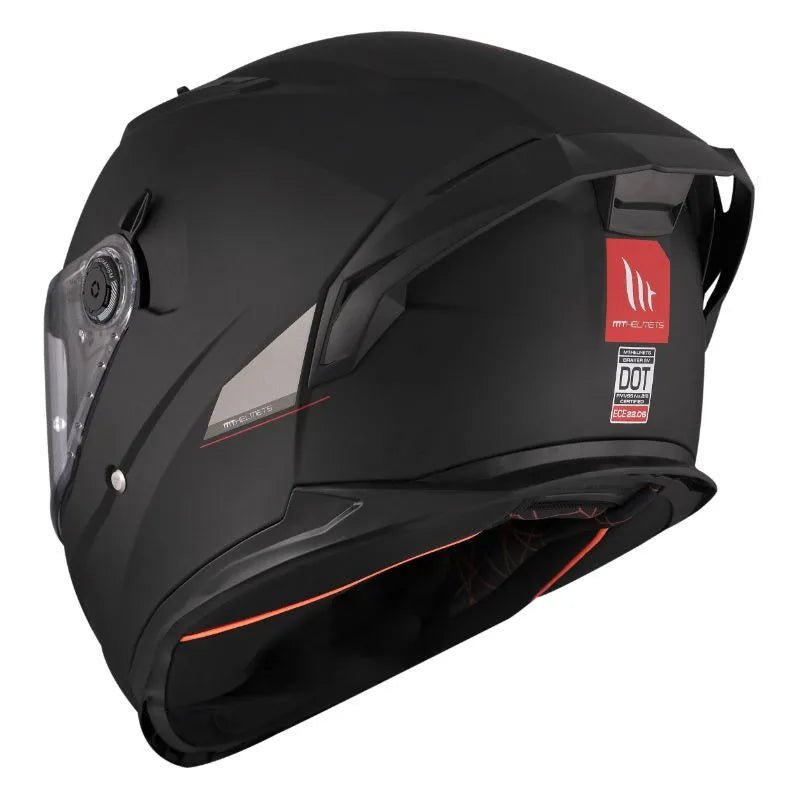 Casque moto integral | MT BRAKER SV A12 | Noir MAT - LE PRATIQUE DU MOTARD