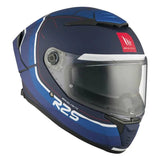 Casque integral moto/scooter | MT THUNDER 4 SV R25 C7 | BLEU MAT - LE PRATIQUE DU MOTARD