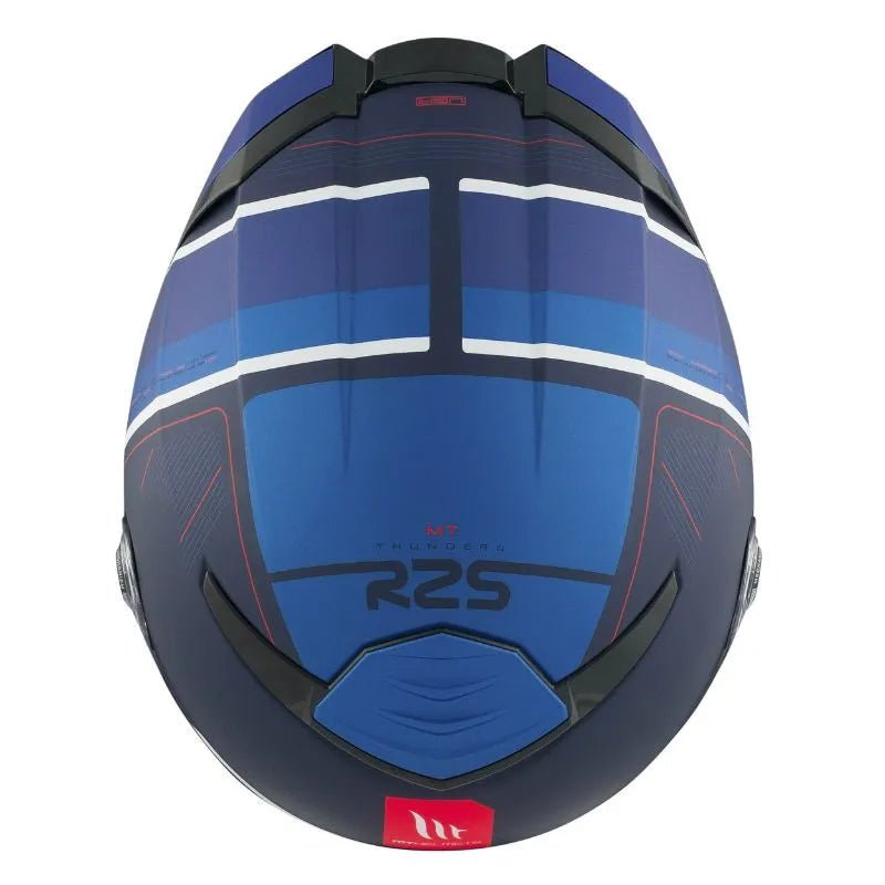 Casque integral moto/scooter | MT THUNDER 4 SV R25 C7 | BLEU MAT - LE PRATIQUE DU MOTARD