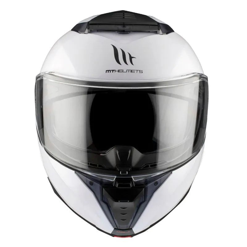 Casque modulable moto ATOM 2 SV Bast - BLANC BRILLANT - LE PRATIQUE DU MOTARD