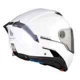 Casque modulable moto ATOM 2 SV Bast - BLANC BRILLANT - LE PRATIQUE DU MOTARD