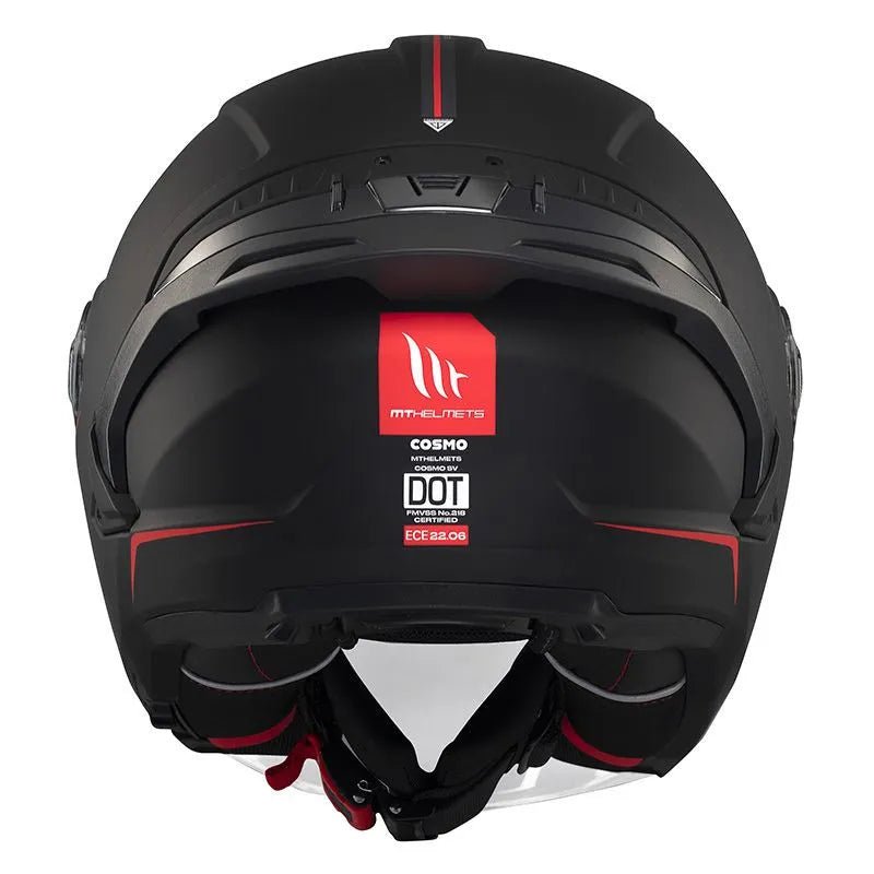 Casque jet avec visière solaire - COSMO Noir mat - LE PRATIQUE DU MOTARD