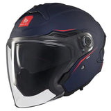 Casque jet moto double écran - COSMO Bleu Nuit - LE PRATIQUE DU MOTARD