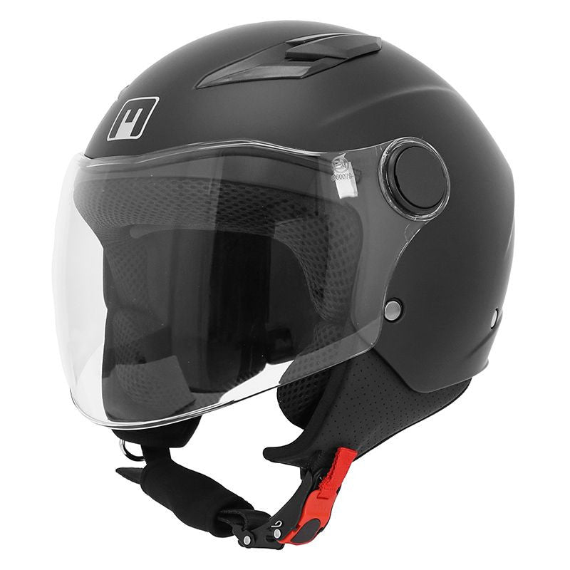 Casque Moto Enfant Jet Play Noir Mat — Protection ECE 22.06 - LE PRATIQUE DU MOTARD