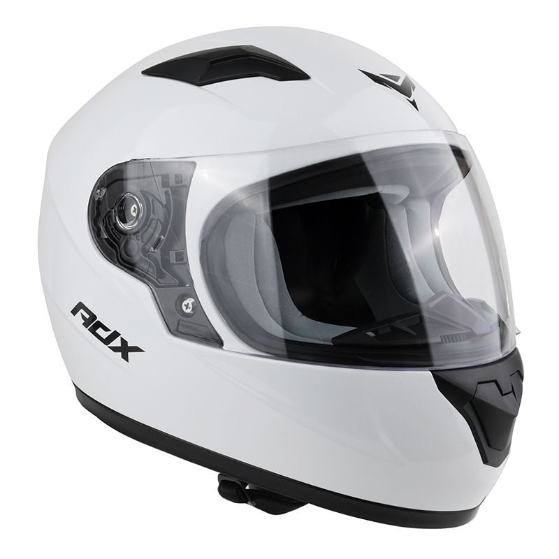 Casque Moto Enfant Intégral ADX AI600 – Blanc Brillant (ECE 22.06) - LE PRATIQUE DU MOTARD
