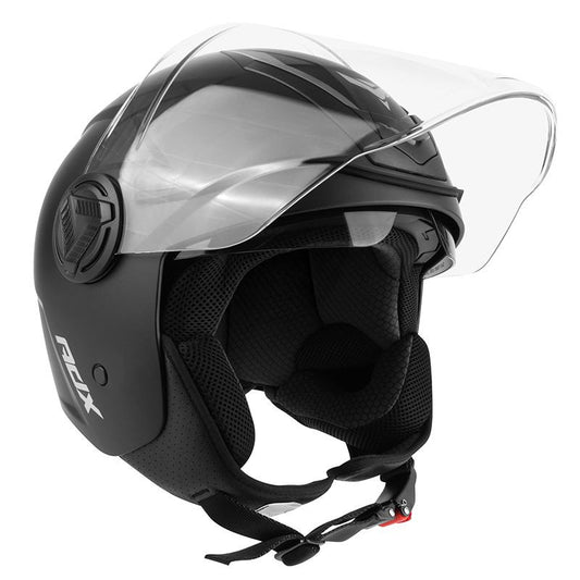 Casque Jet Noir Mat Double Écran – Scooter & Moto Urbain - LE PRATIQUE DU MOTARD