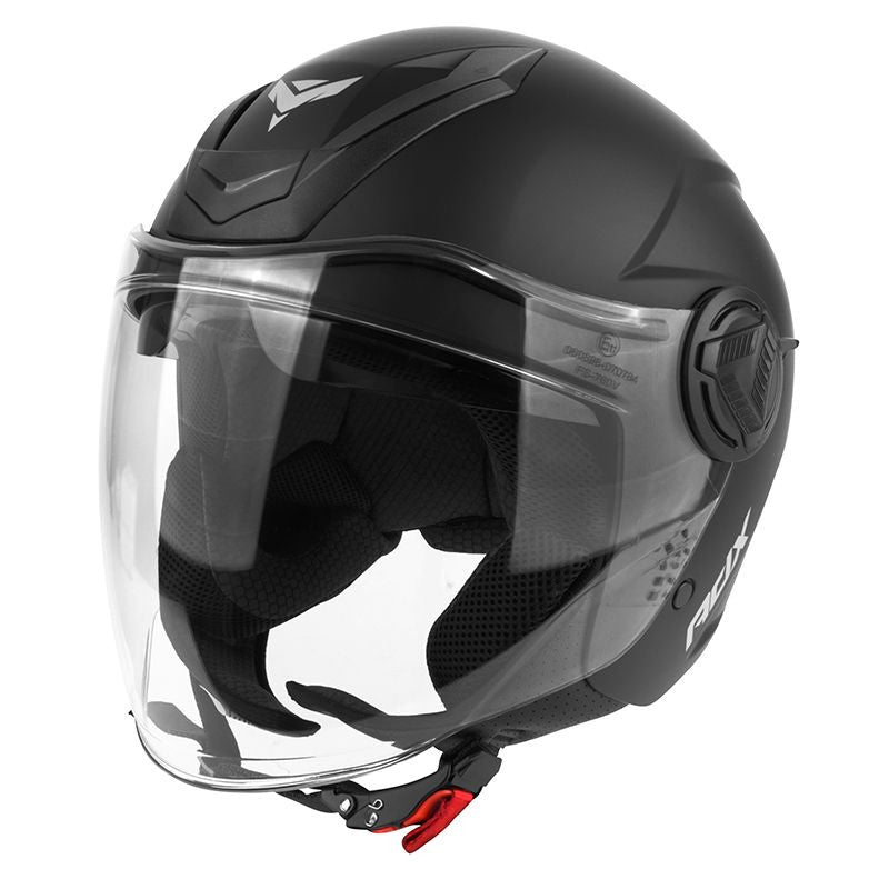 Casque Jet Noir Mat Double Écran – Scooter & Moto Urbain - LE PRATIQUE DU MOTARD