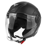 Casque Jet Noir Mat Double Écran – Scooter & Moto Urbain - LE PRATIQUE DU MOTARD
