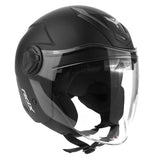 Casque Jet Noir Mat Double Écran – Scooter & Moto Urbain - LE PRATIQUE DU MOTARD