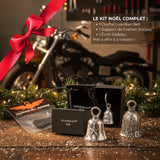 Coffret Cadeau "Légende du Biker" – Pack Guardian Bell + Support & Écrin