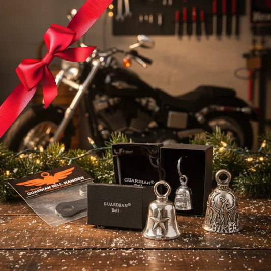 Coffret Cadeau "Légende du Biker" – Pack Guardian Bell + Support & Écrin - LE PRATIQUE DU MOTARD