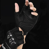 Gants Moto Mitaine Cuir | Coque Carbone 3D & Grip Pro - LE PRATIQUE DU MOTARD